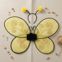 Butterfly Antenna Headband Translucent Party Headpiece Decorative Dressing up Item