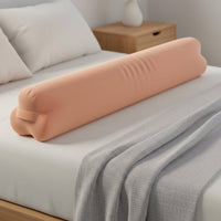 Lateral Sleeper Leg Pillow Removable and Washable Cover Long Bolster Pillow Skin-Friendly Material Bedding Accessory for Women, Tall People