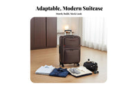 Soft-Sided Suitcase Multiple Carry Handles Softside Luggage