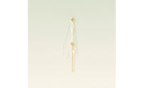 Cat Teaser Wand Toy Dangling Cat Wand with Bell Soft Lightweight for Cats, Playtime, Indoor Exercise