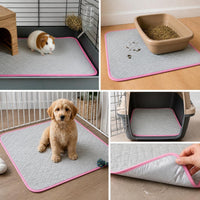 Washable Guinea Pig Pee Pad Reusable Absorbent Pet Cage Liner