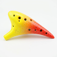 12 Hole Alto Musical Instrument Gift for Adults, Beginners Professional Ocarina Flute, Beautiful Sound Wind Instrument, Porta