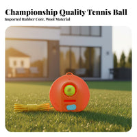 Portable Tennis Ball Practice Aid with String Long-Lasting Tennis Ball Rebounder with String for Beginners, Adults, Outdoor, Backyard