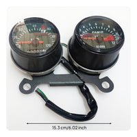 Motorcycle Speedometer Odometer Tachometer Universal Gauge