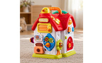 Hands-on Activity House with Handle Interactive Busy House Learning Busy Board Toy Educational for Playroom