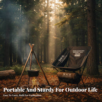 Foldable Moon Chair Foldable Folding Stool space-saving for Backpackers, Gardeners