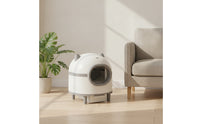 Large Capacity Smart Litter Box with App Control Safe Pet Supply for Living Room