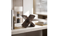 Geometric Sculpture Polished Marble Sculpture Architectural for Reception Area