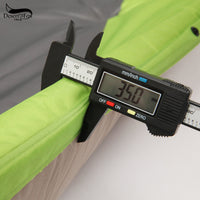 Desert&Fox Double Inflatable Camping Pad with PVC, 2-3 Person