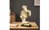 Modern Abstract Couple Statue Elegant Kissing Couple Statue Contemporary