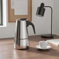 Stainless Steel Espresso Pot Pot Rich Fragrant Flavor Espresso Pot Pot Italian Coffee Brewer No Metal Taste Stovetop Espresso