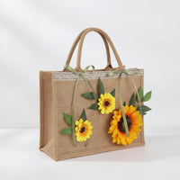 Tote Bag with Marigold Versatile Handbag Portable for Women