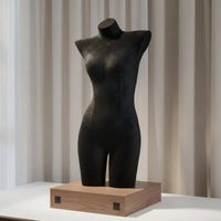 Lingerie Display Form Multiple Base Options Bra Display Bust Curvy Design Female Torso Mannequin for Boutique Owners, Commerce Show