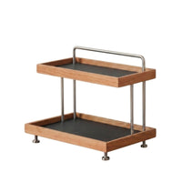 Desktop Storage Rack with Two Tiers Versatile Desktop Shelf Organizer Stable