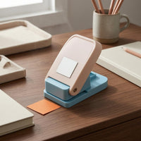 Manual Paper Embosser Compact Scrapbook Punch Tool Portable Square Punch Embosser for Scrapbooking