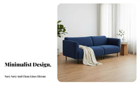 Minimalist Aesthetic Low-Profile Modular Sofa Deep Seat Comfort Sectional Couch Removable Cover Home Furniture Easy to Clean for Apartment Dwellers, Design Enthusiasts, Young Adults, Living Room, Lounge Area