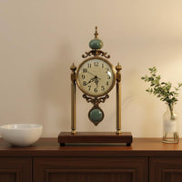 Retro Wooden Timepiece Decorative Home Decor Roman Numerals