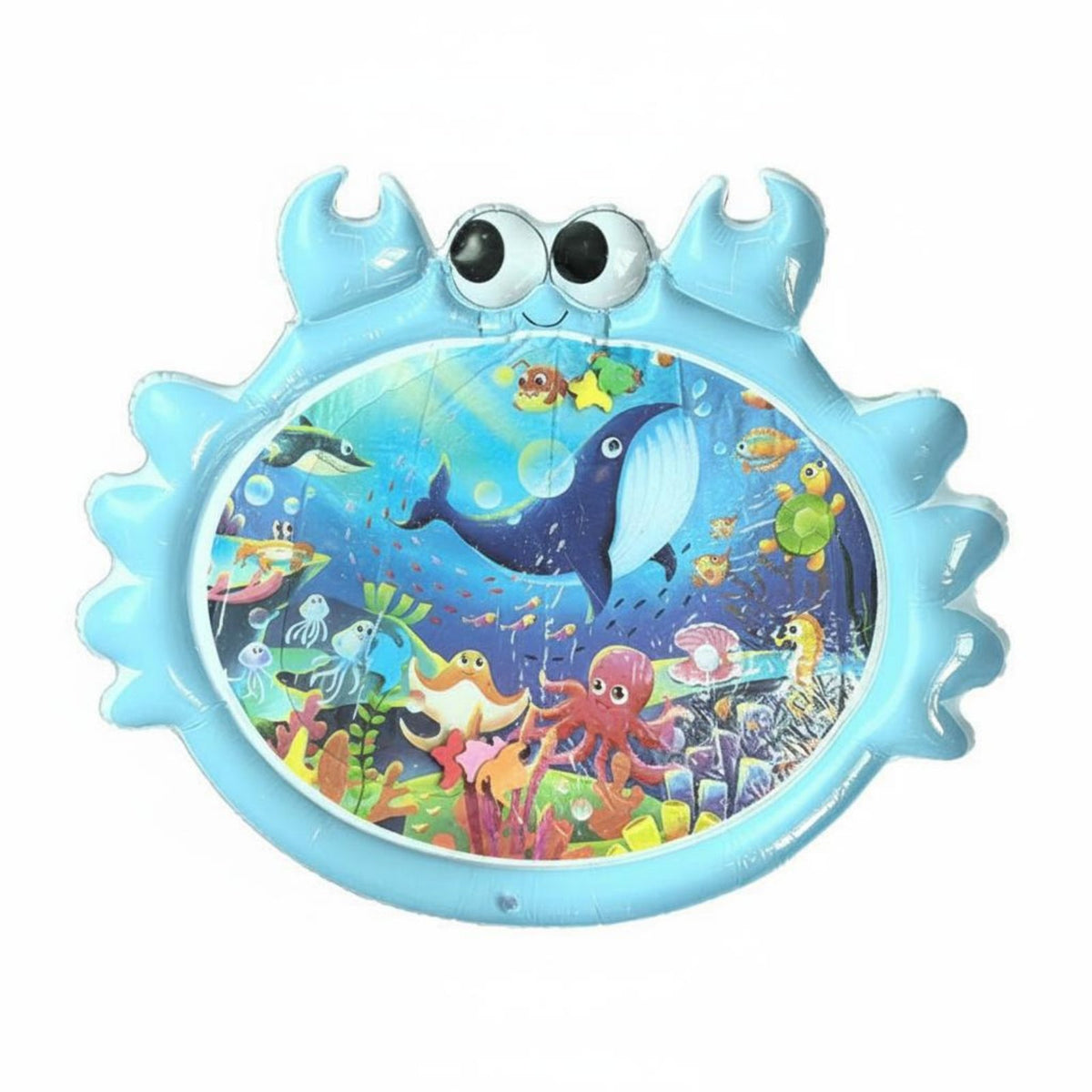 Leak Proof Design Baby Tummy Time Water Mat Easy to Set Up Inflatable Water Play Mat Foldable Infant Toy for Babies, Infants, Toddlers, Indoor