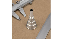 9 Mm Round Nozzle Silver Finish Tool Part Tapered Body