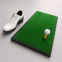 Golf Practice Mat Artificial Turf Rubber Non-Slip Portable Golf Mat Home Garden Indoor Swing Basics
