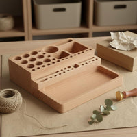Leathercraft Tool Stand Stepped Design for Workshop