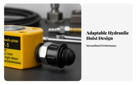 Space-Savinglow-Height Shape Hydraulic Cylinder Split-Type System Flat-Shape Cylinder Slenderlow-Height Shape Design Lifting Apparatus for Mechanics
