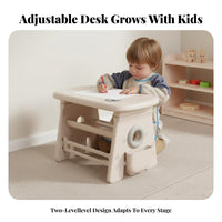 Adjustable Height children's Furniture Set Anti-Slip Feet for Toddlers, educators