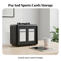 PSA Card Display Box Combination Lock Graded Card Storage Box PSA Slab Case Lockable Hard Shell Protection for Travel