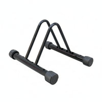 Adjustable Freestanding Bike Stand Sturdy Two-Wheeler Parking Stand Compact Two-Wheeler Floor Parking Rack Portable for Commuters