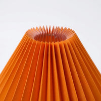Textile Lampshade with 39 Pleated Design for Table Lamps and Ceiling Lights, Removable Shade for Bedside Easy Install Cloth Material