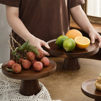 Acacia Wood Dessert Stand Cake Tray Afternoon Tea Snack Rack Wedding Display
