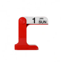 Desktop Flip Calendar Black Lettering Freestanding Tabletop Calendar Compact