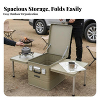 Convertible Camp Box Table Wear and Pressure Resistant Convertible Storage Table