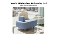 Upholstered Bench and Chair Dining Set Curved Backrest Commercial Furniture Modern Design Space Saving for Guests, Kitchen