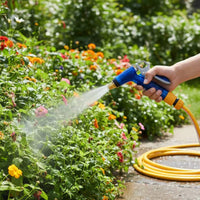 Water Brass Head High Pressure Hose Nozzle Rust Resistant for Yard Cleaning