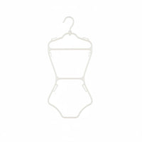Shatterproof Single-Piece Swimsuit Display Hanger Long-Lasting PP Material Body Form Hanger Flexible Hollow Back Display Form White Finish for Retailers