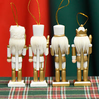 13cm Soldier Nutcracker Wooden Figurine Home Decor