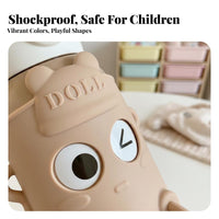 550 Ml Drop-Resistant Insulated Child S Water Bottle Leakproof Child S Insulated Straw Cup Safe for Girls, Toddlers, School, Travel