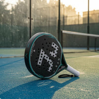 Carbon Fiber Padel Racket Wrist Strap Perforated Padel Racket Printed Graphics