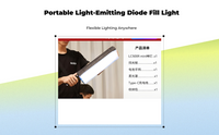 LumiWand500 RGB light, 3300K-6500K