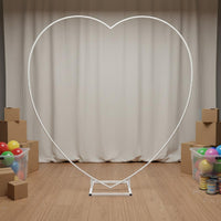 Heart-Shaped Arch Frame Rectangular Base Event Decor Romantic for Balloon Arches