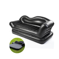 Inflatable sofa bed outdoor folding air cushion bed sofa