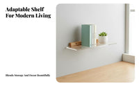 Floating Acrylic Shelf Minimalist Design Display Ledge Space Saving for Students