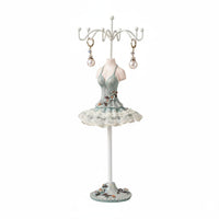 Decorative Mannequin Jewelry Stand Elegant Earring Necklace Holder Tabletop Jewelry Tree Display Sturdy for Dresser, Bedroom