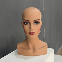 FRP Mannequin Head for Wig Display - Short European Style