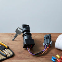 Marine Engine Key Switch Assembly 12V Boat Engine Ignition Lock Easy