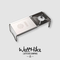 WELLHIKE户外升级款折叠蜘蛛炉架小桌便携野餐露营加厚铝合金桌