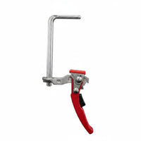 Heavy Duty Ratchet Bar Clamp Non-Marring Pads Quick Grip F-Clamp Hand Tool for Carpenters, DIY Enthusiasts, Workshop