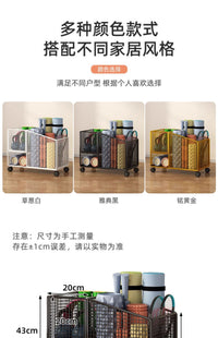 Metal Storage Rack for Fitness Equipment and Yoga Mats