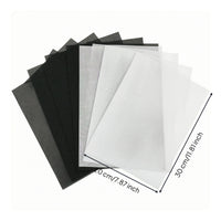 20 Pieces PVC Mesh Sheet Thin Perforated Plastic Sheet Long-Lasting